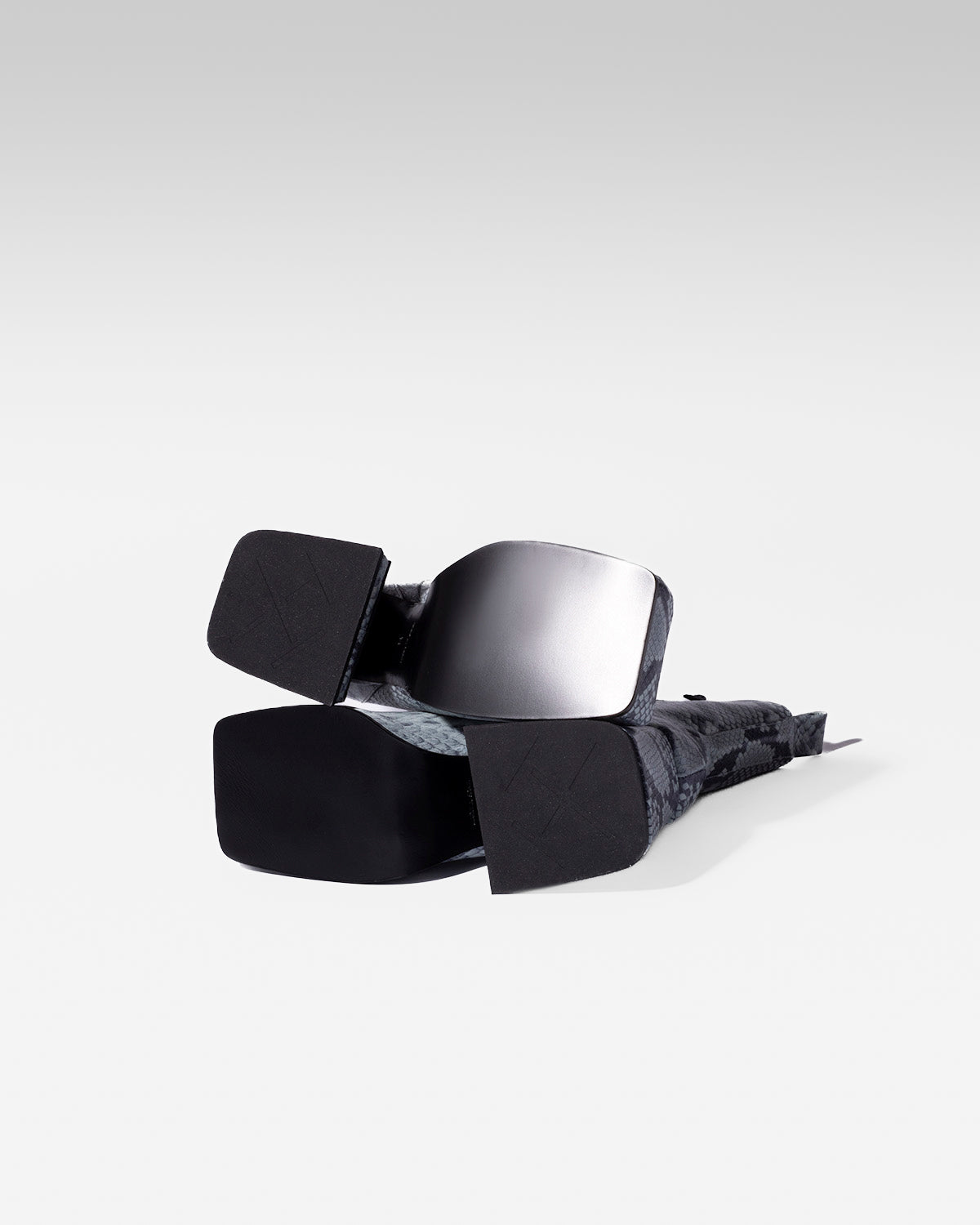 DENIM SNAKE ROXY BOOTS