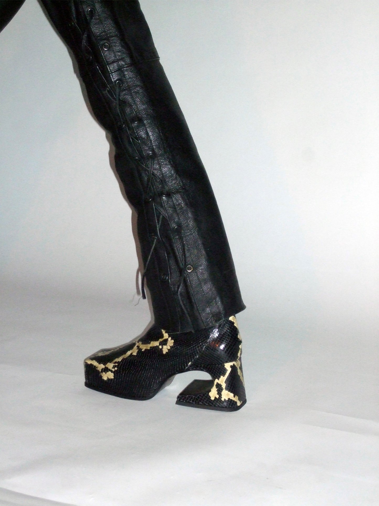 Golden Black Roxy Boots