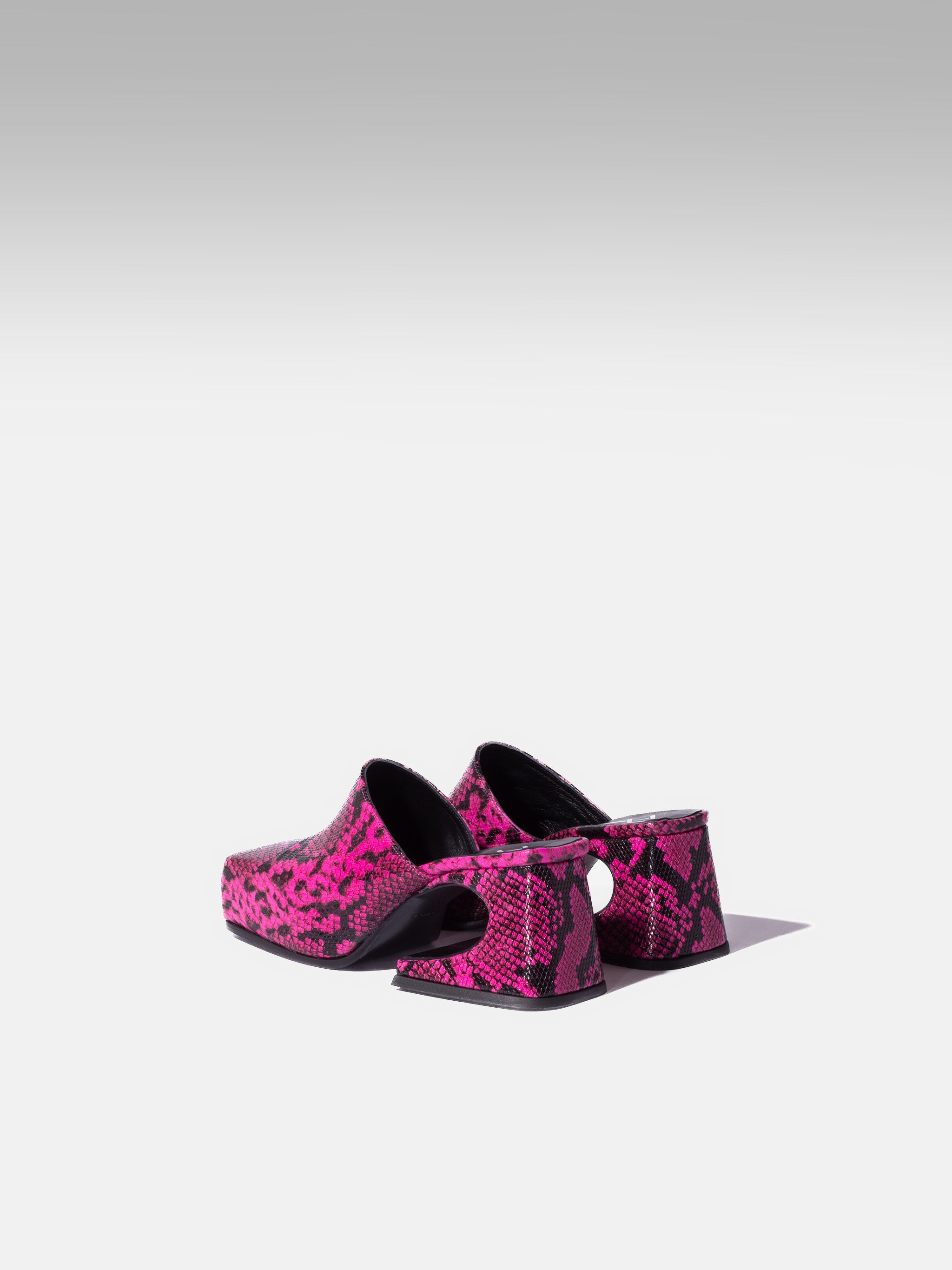 Neon Pink Sassy Mule