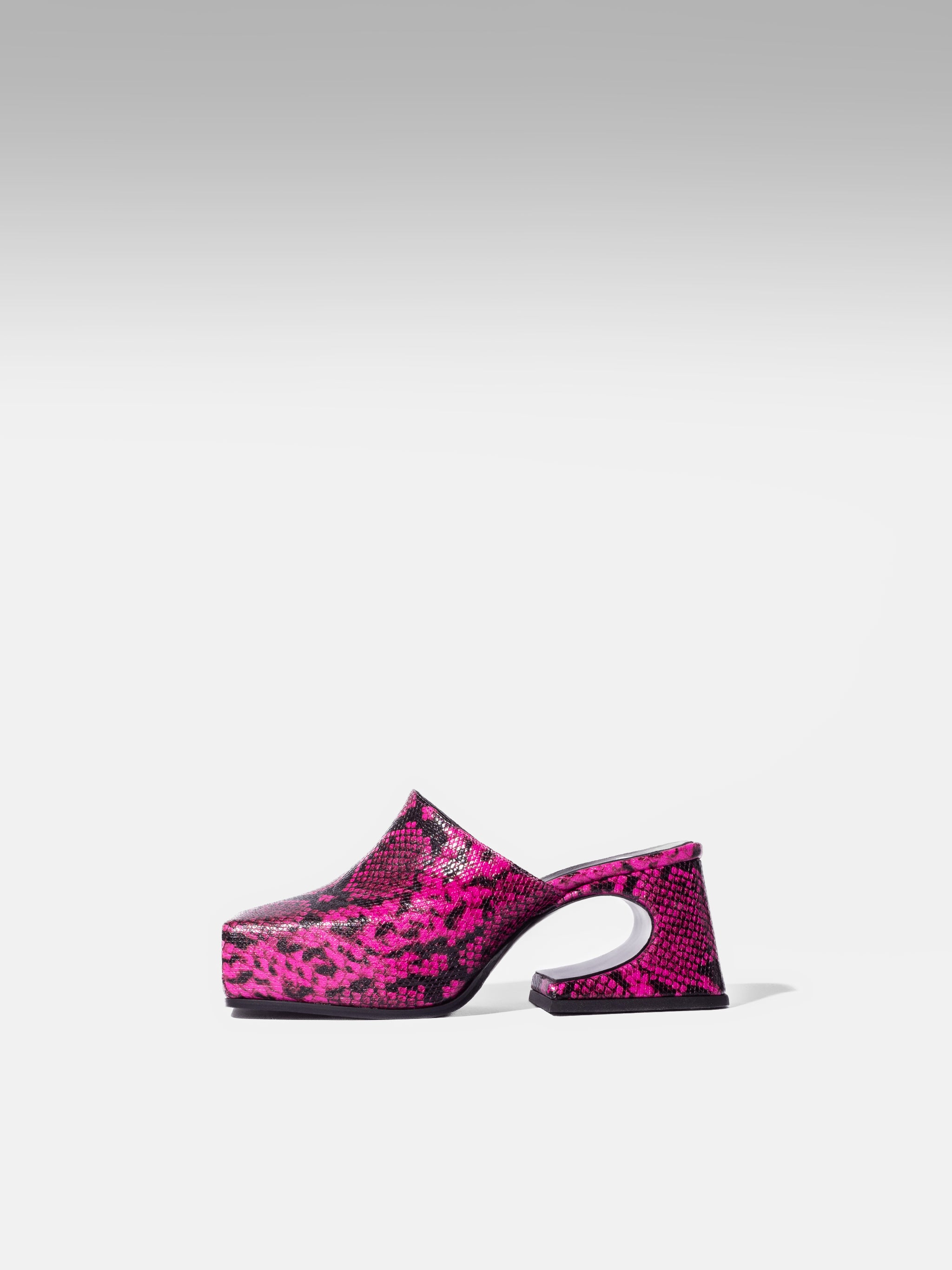 Neon Pink Sassy Mule