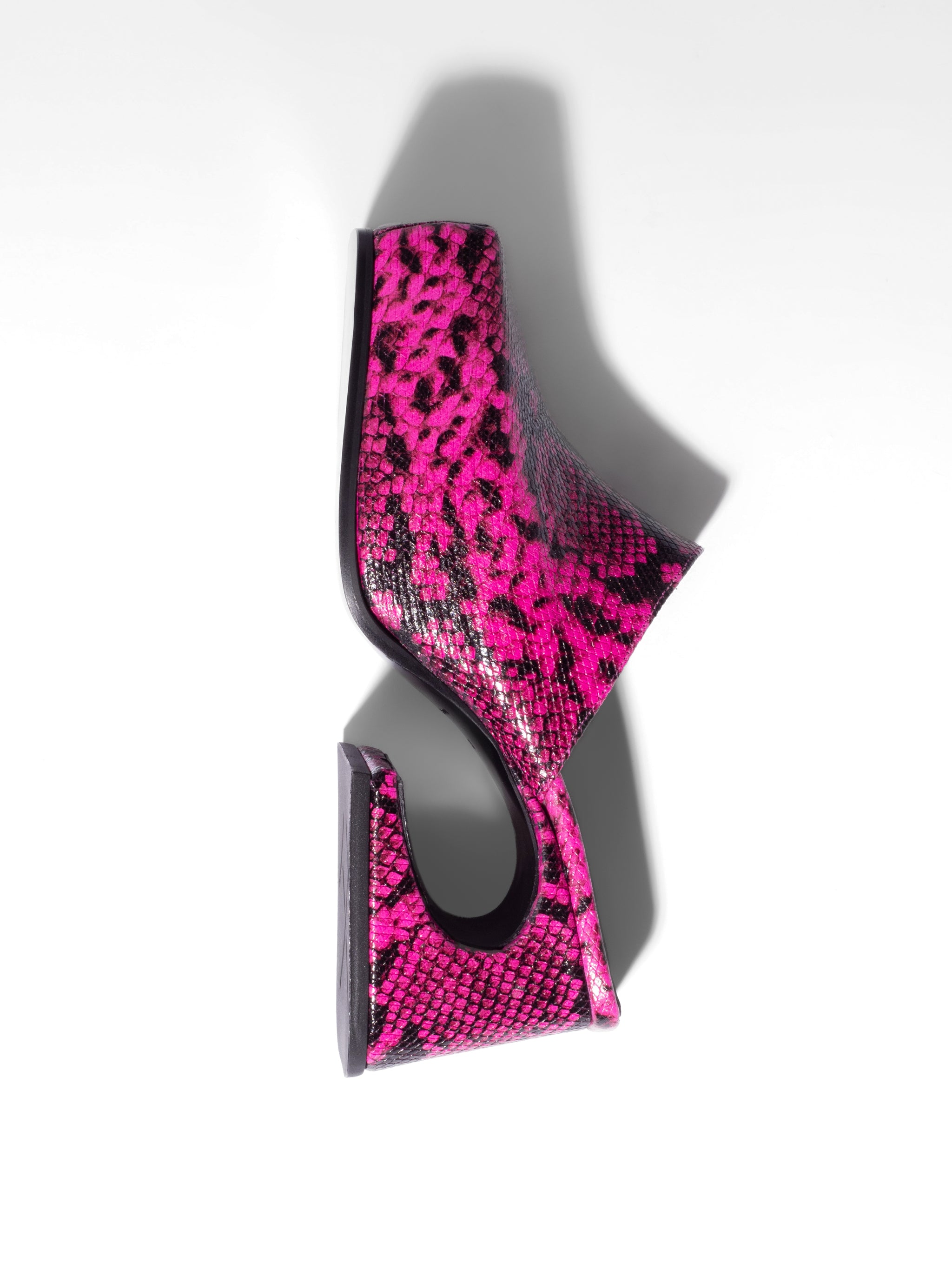 Neon Pink Sassy Mule