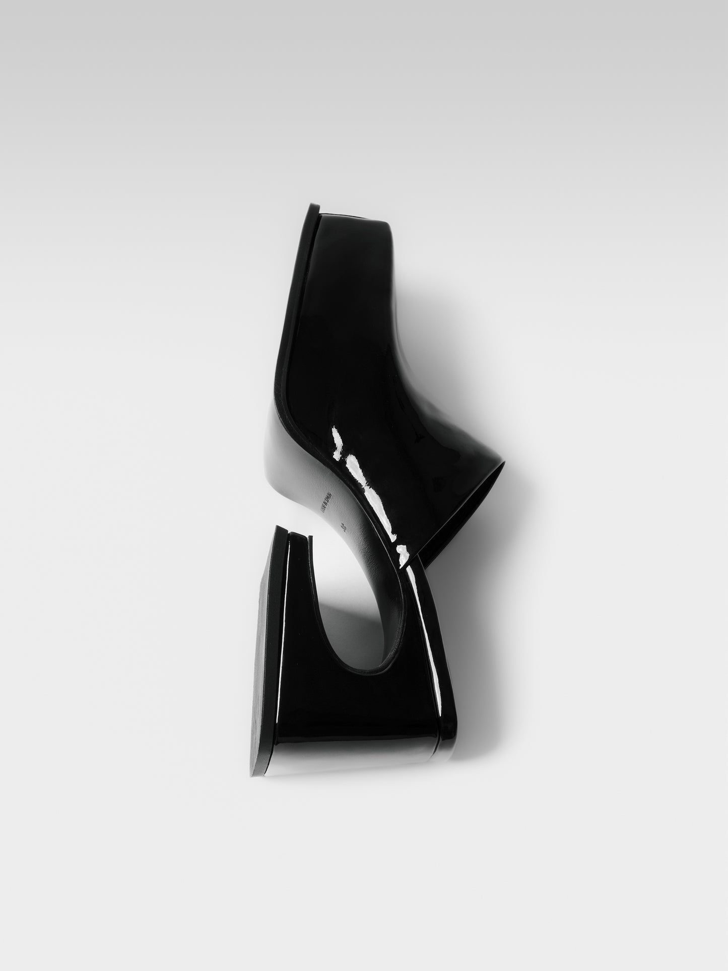 Black Patent Sassy Mule