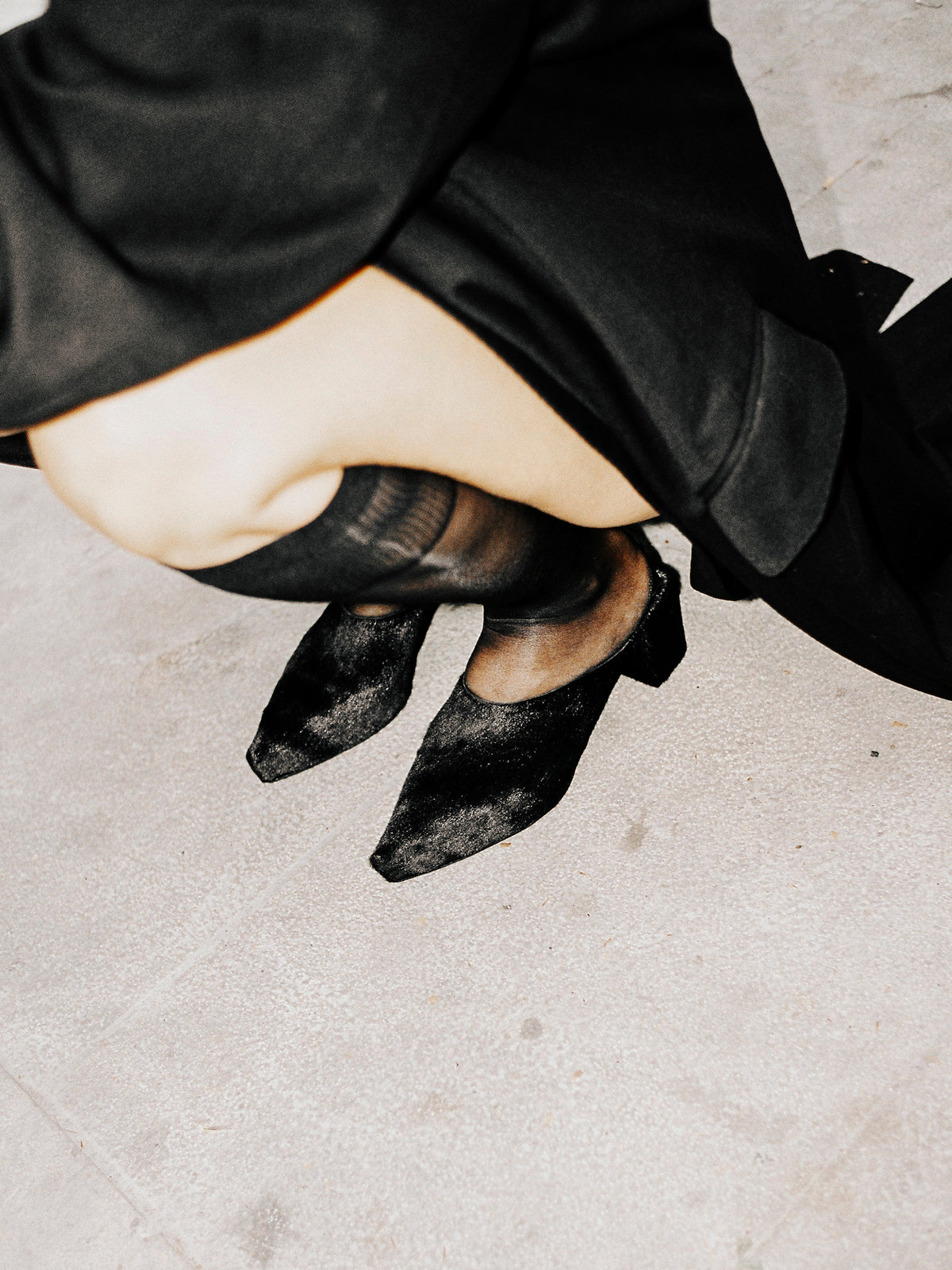 Pony Black RIRI Mule