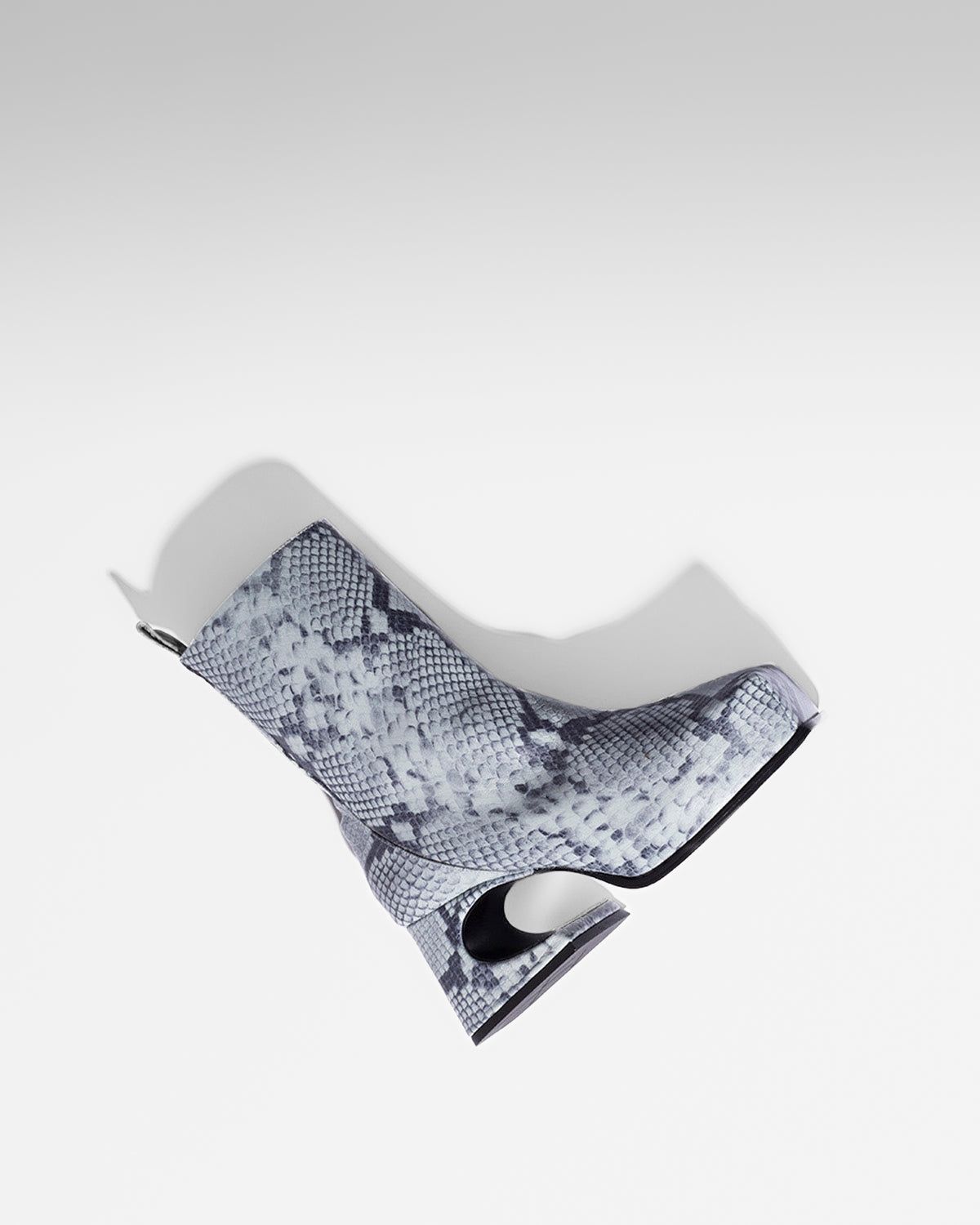 DENIM SNAKE ROXY BOOTS