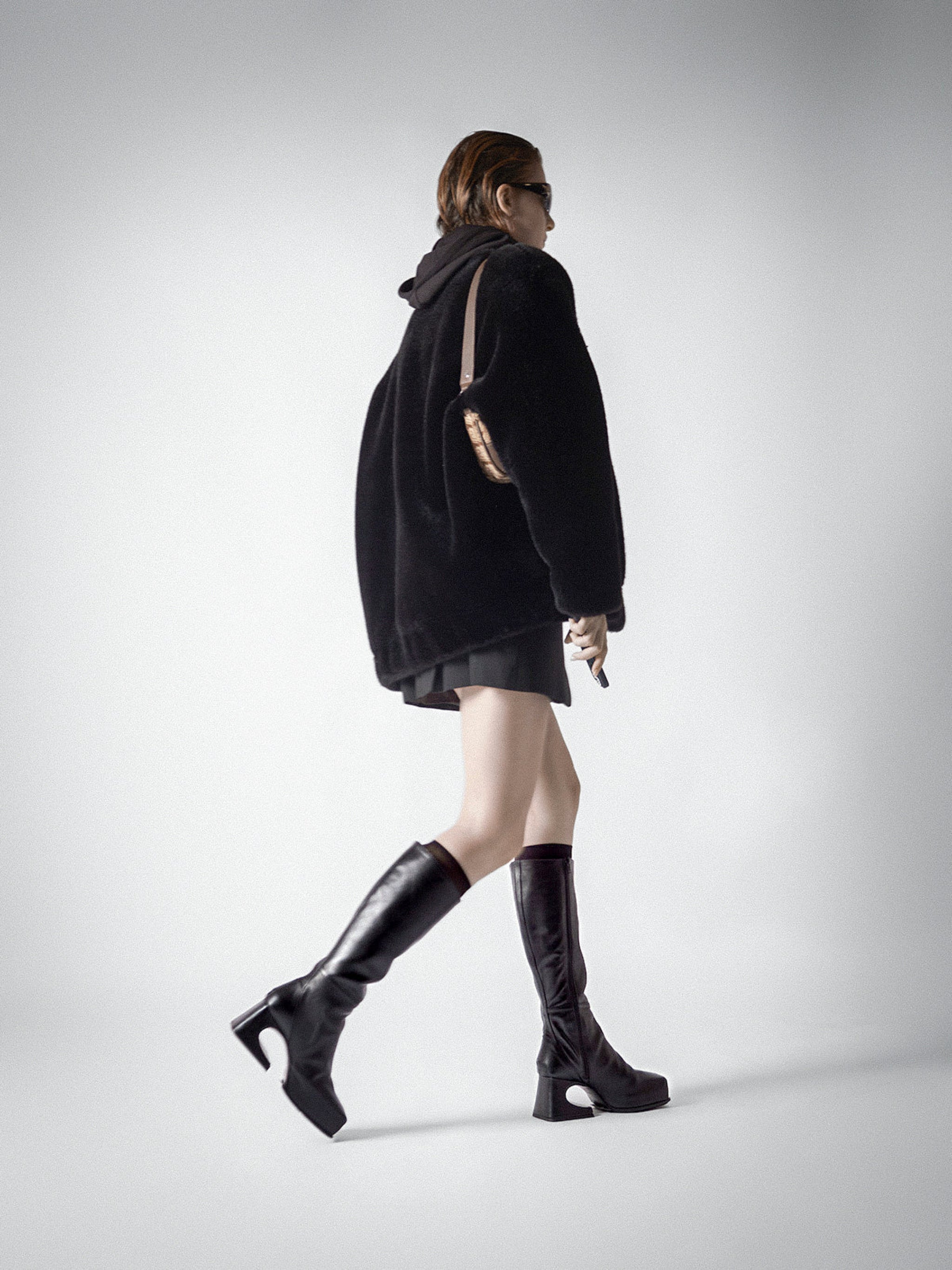 Caviar Black Roxy Boy Boots.